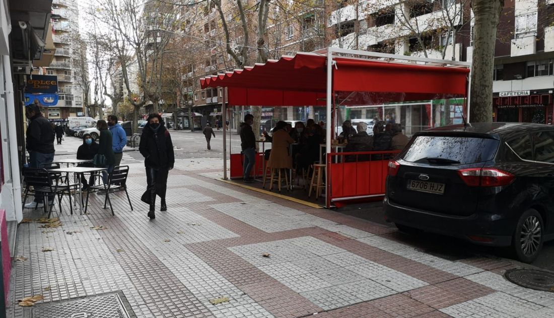 Una terraza de Zamora