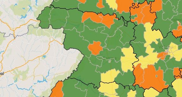 Mapa Zonas Básicas de Salud del 7 de marzo